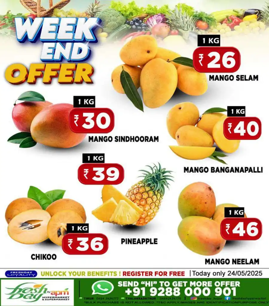 Week end offer In Freshday Hypermarket undefined