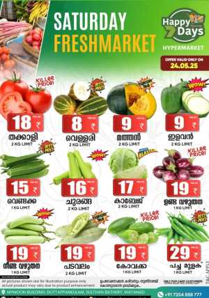 Fresh Deals on Fruits & Vegetables – Shop & Save Today! In Happy 7 Days Wayanad