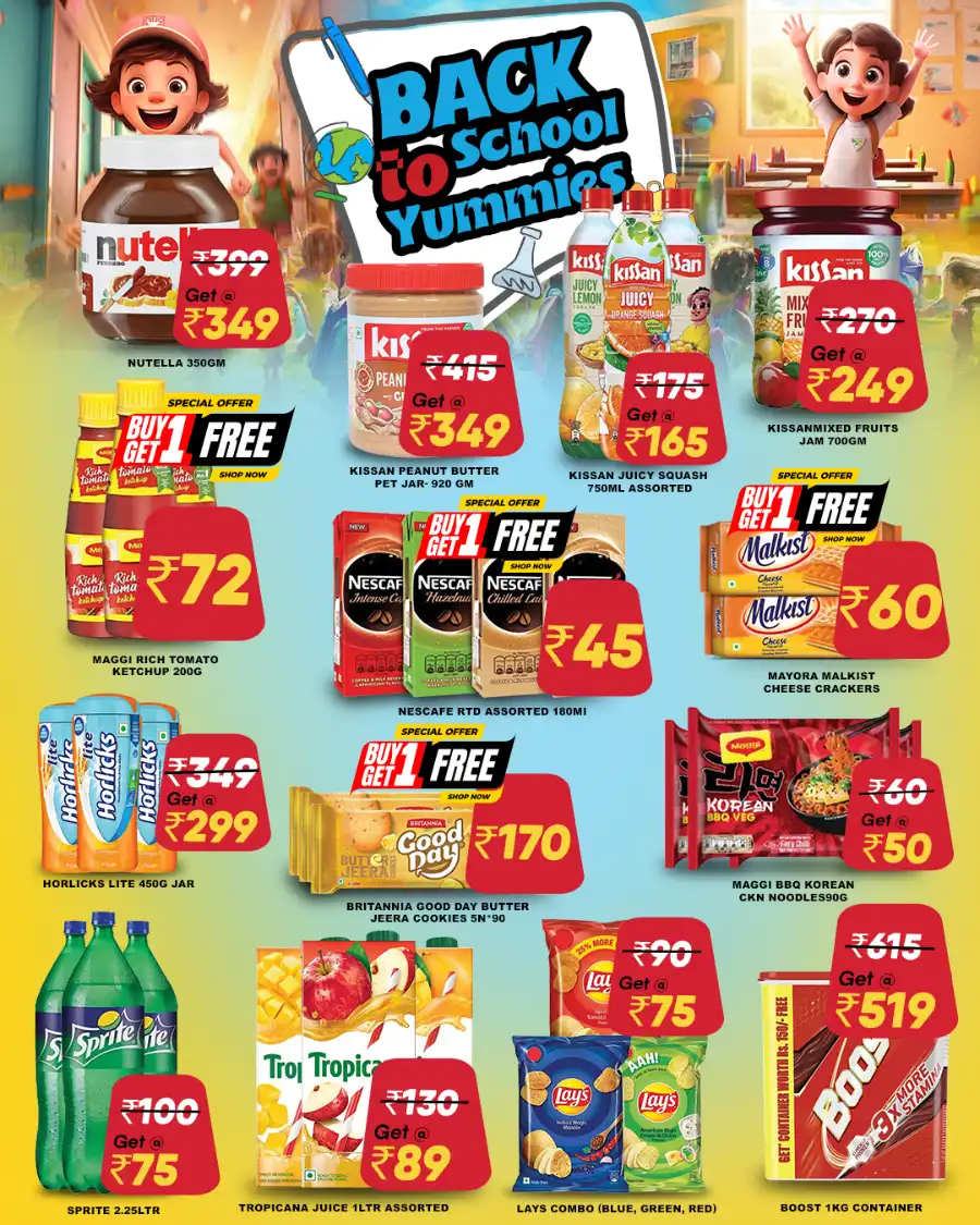 Back to School Offers In We Mart Hypermarket undefined