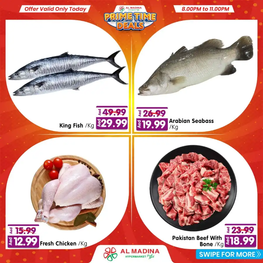 Prime time deals In Al Madina Hypermarket Abu Dhabi