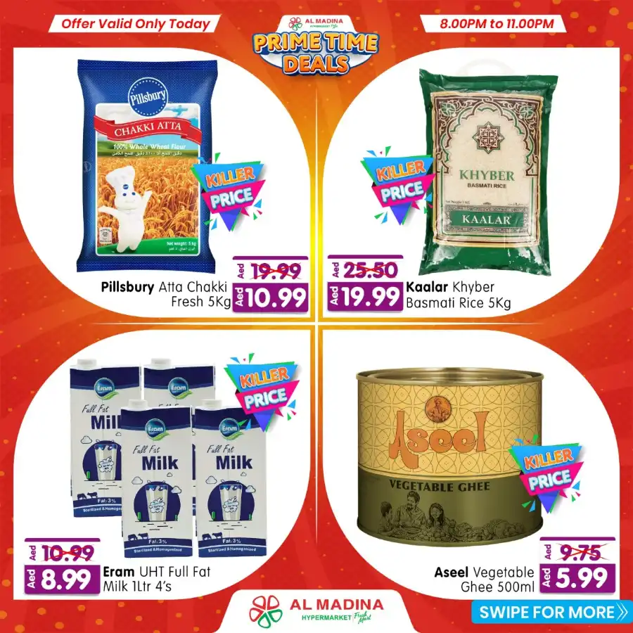 Prime time deals In Al Madina Hypermarket Abu Dhabi