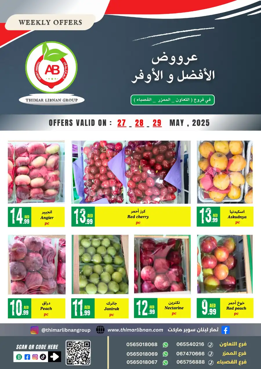 Offers In Thimar Libnan Dubai