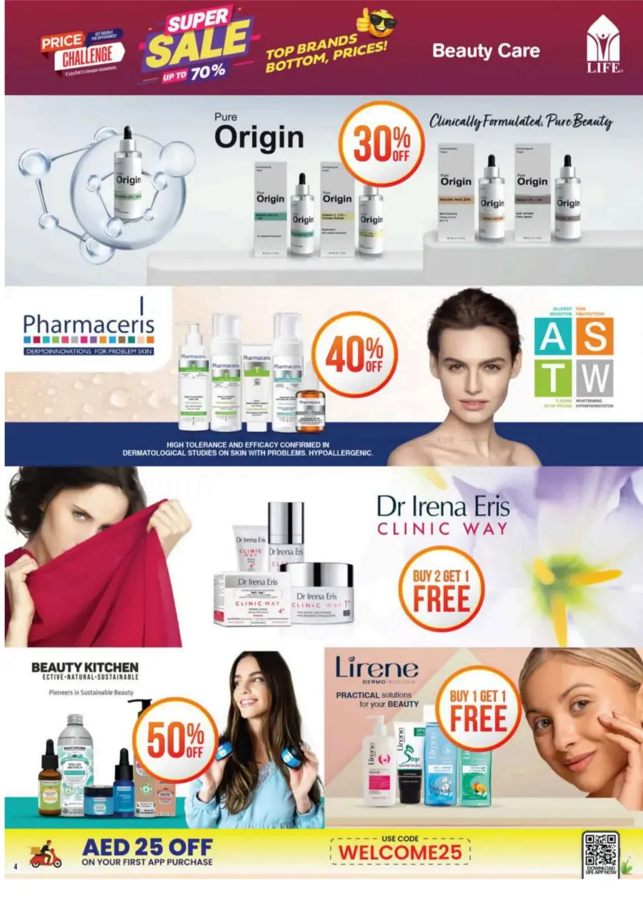 Super Sale Up To 70% In LIFE Pharmacy Ras al Khaimah