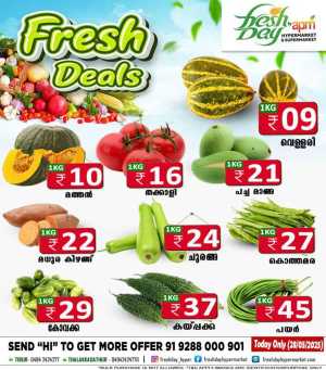 Fresh Offers! In Freshday Hypermarket Malappuram