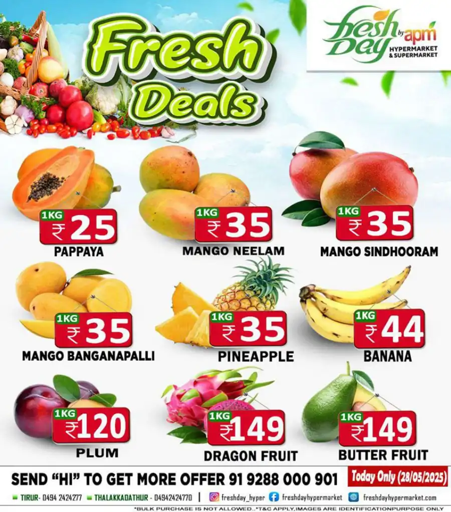 Fresh Offers! In Freshday Hypermarket undefined