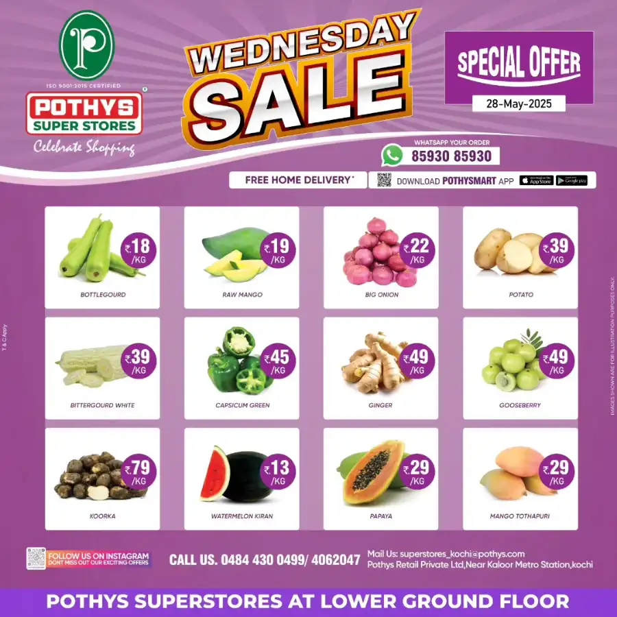 Wednesday Sale In Pothys Superstores Ernakulam