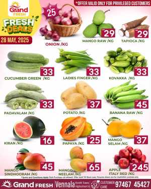 Fresh Deals! In Grand Hypermarket Ernakulam