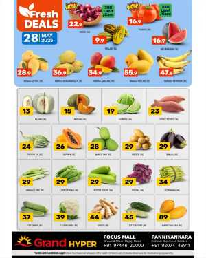 Fresh Deals! In Grand Hypermarket Calicut