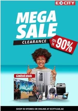 Mega Clearance Sale – Up to 90% OFF!  Limited Time Offers! In Ecity Electronics Dubai,Abu Dhabi,Sharjah / Ajman