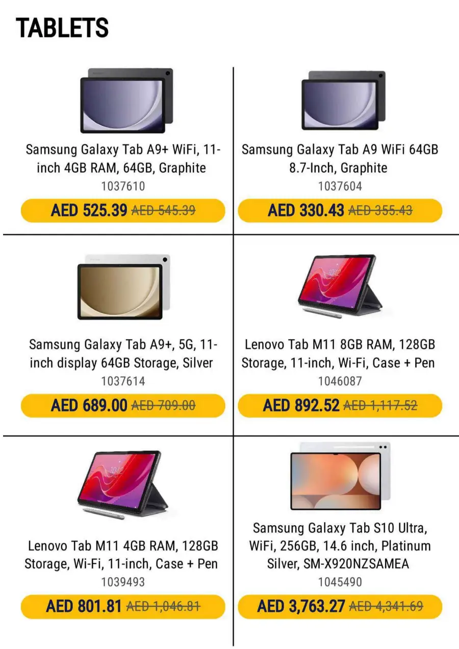 Mega Clearance Sale – Up to 90% OFF!  Limited Time Offers! In Ecity Electronics Abu Dhabi