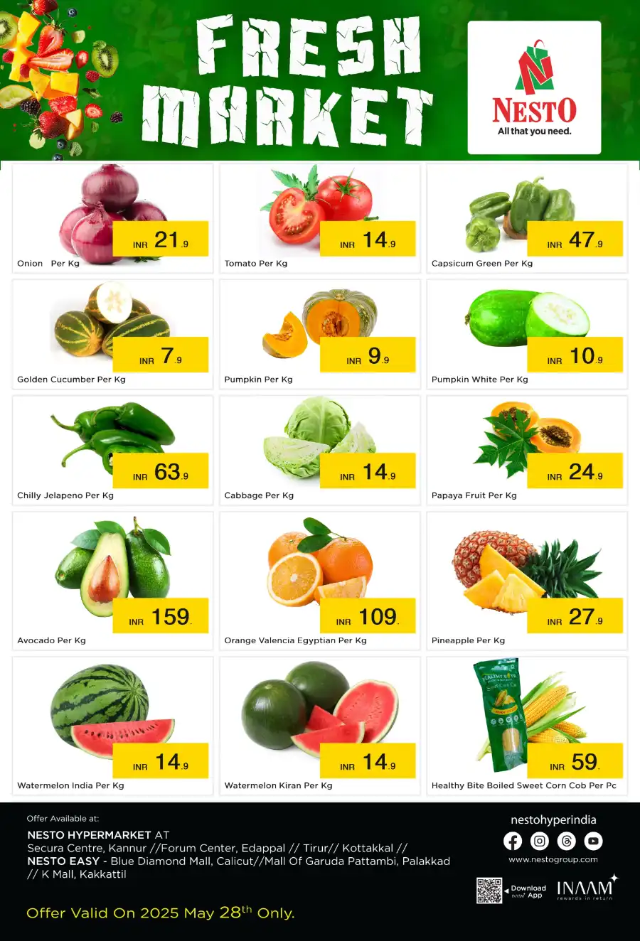 Fresh market In Nesto Easy Palakkad