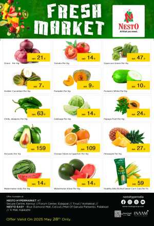 Fresh market In Nesto Easy Calicut,Palakkad