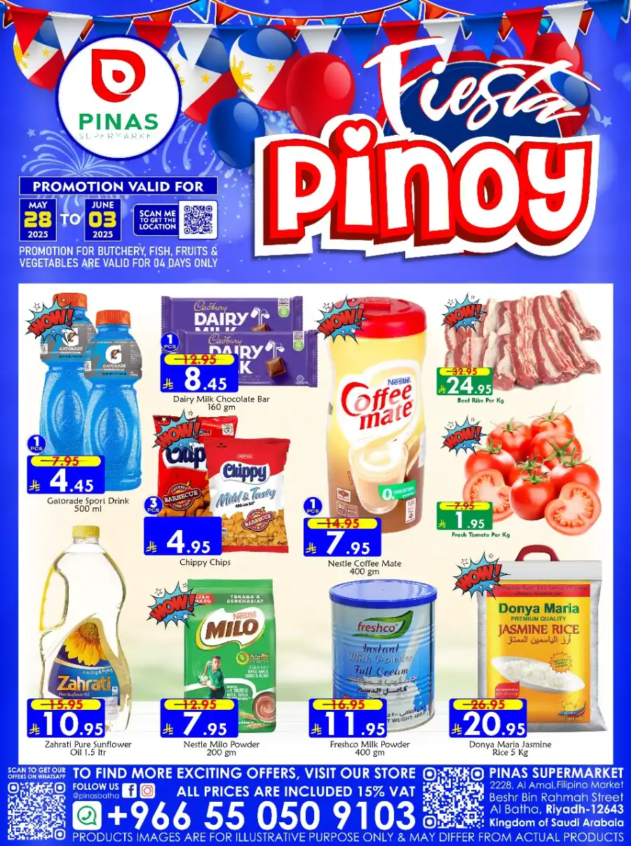 Fiesta pinoy offers In Pinas Supermarket Riyadh