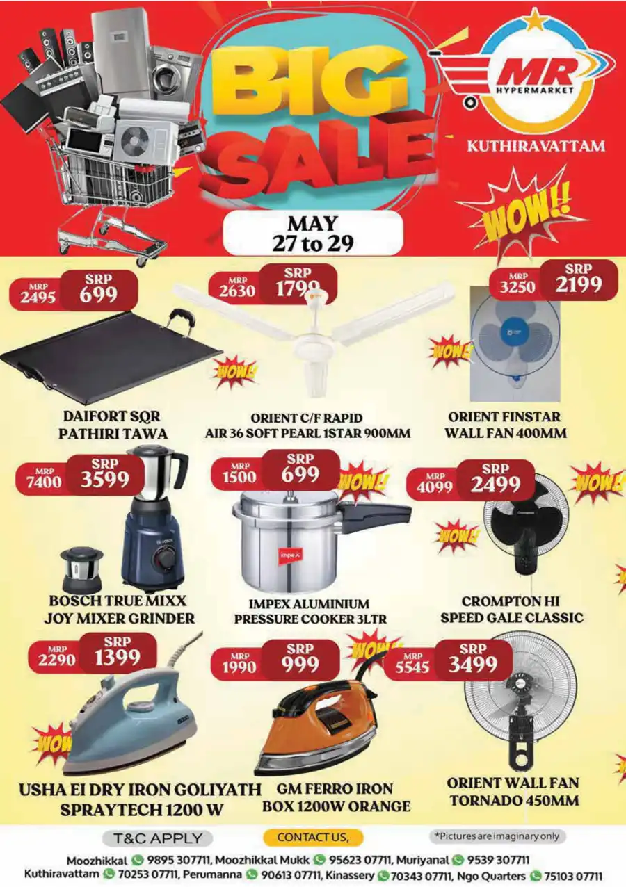 Thursday Offer In MR Hypermarket Calicut