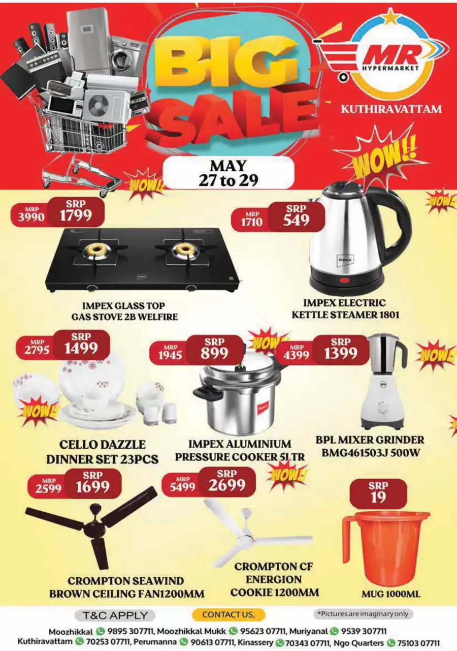 Thursday Offer In MR Hypermarket Calicut