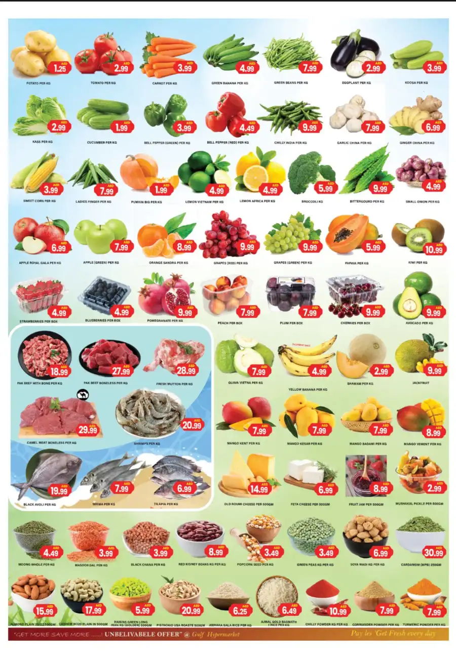 Half pay back In Gulf Hypermarket Ras al Khaimah