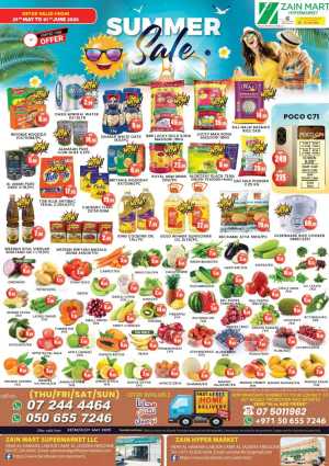 Summer Offer In Zain Mart Super Market Ras al Khaimah