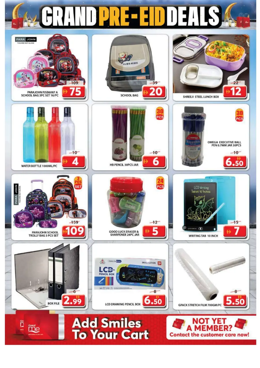 Eid Deals & Offers In Grand Hypermarket Sharjah / Ajman