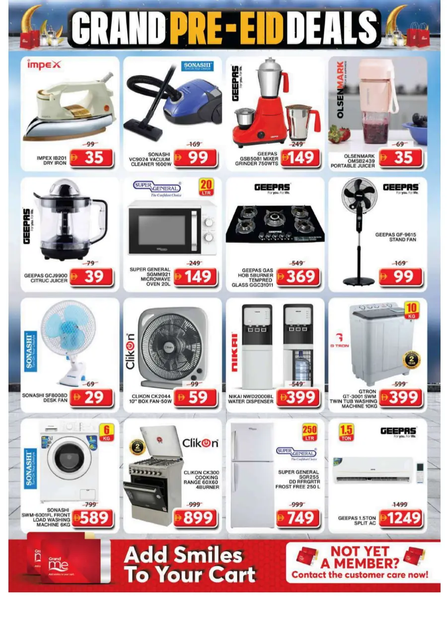 Eid Deals & Offers In Grand Hypermarket Sharjah / Ajman