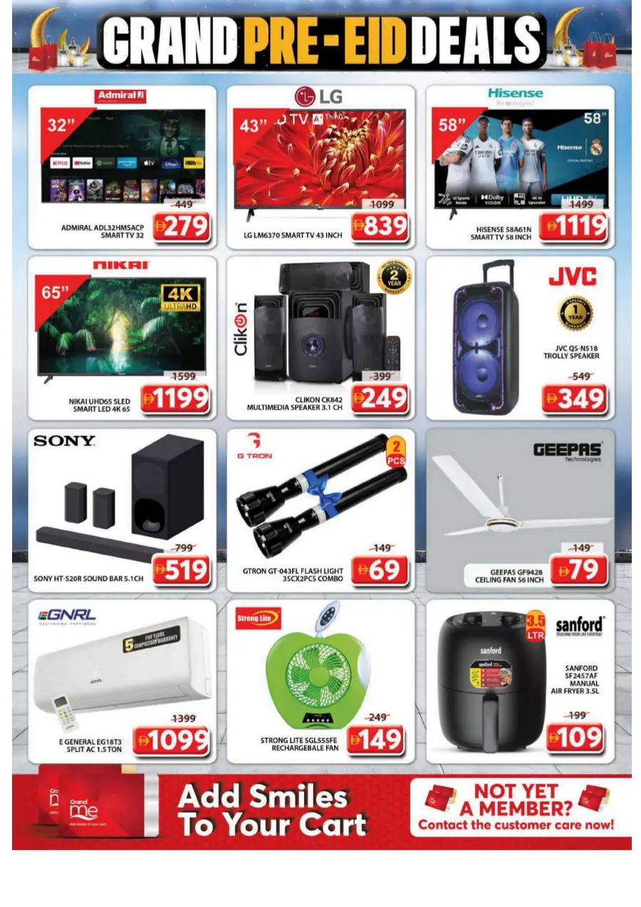 Eid Deals & Offers In Grand Hypermarket Sharjah / Ajman