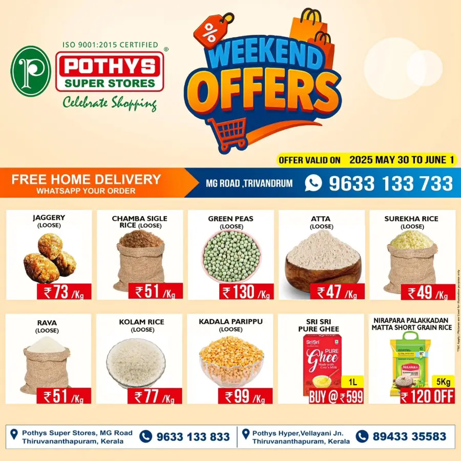 Weekend Offer In Pothys Superstores undefined