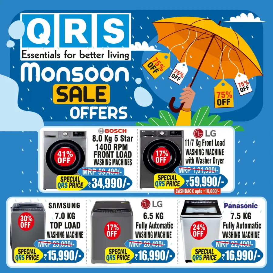 Monsoon Season Sale In QRS Retail undefined