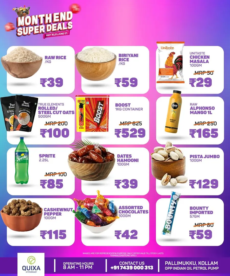 Month end super deal In QUIXA Hypermart Kollam