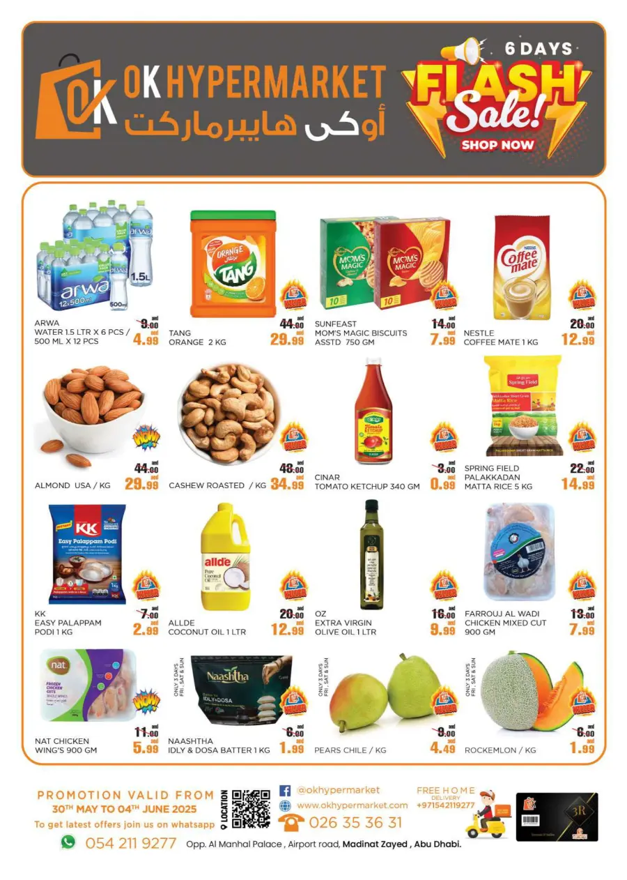 Flash Sale! In OK Hypermarket Abu Dhabi