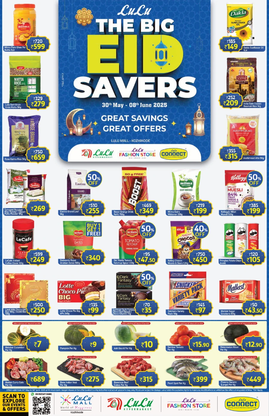 Big Eid Savers – Enjoy Up to 50% OFF! In Lulu Hypermarket Calicut