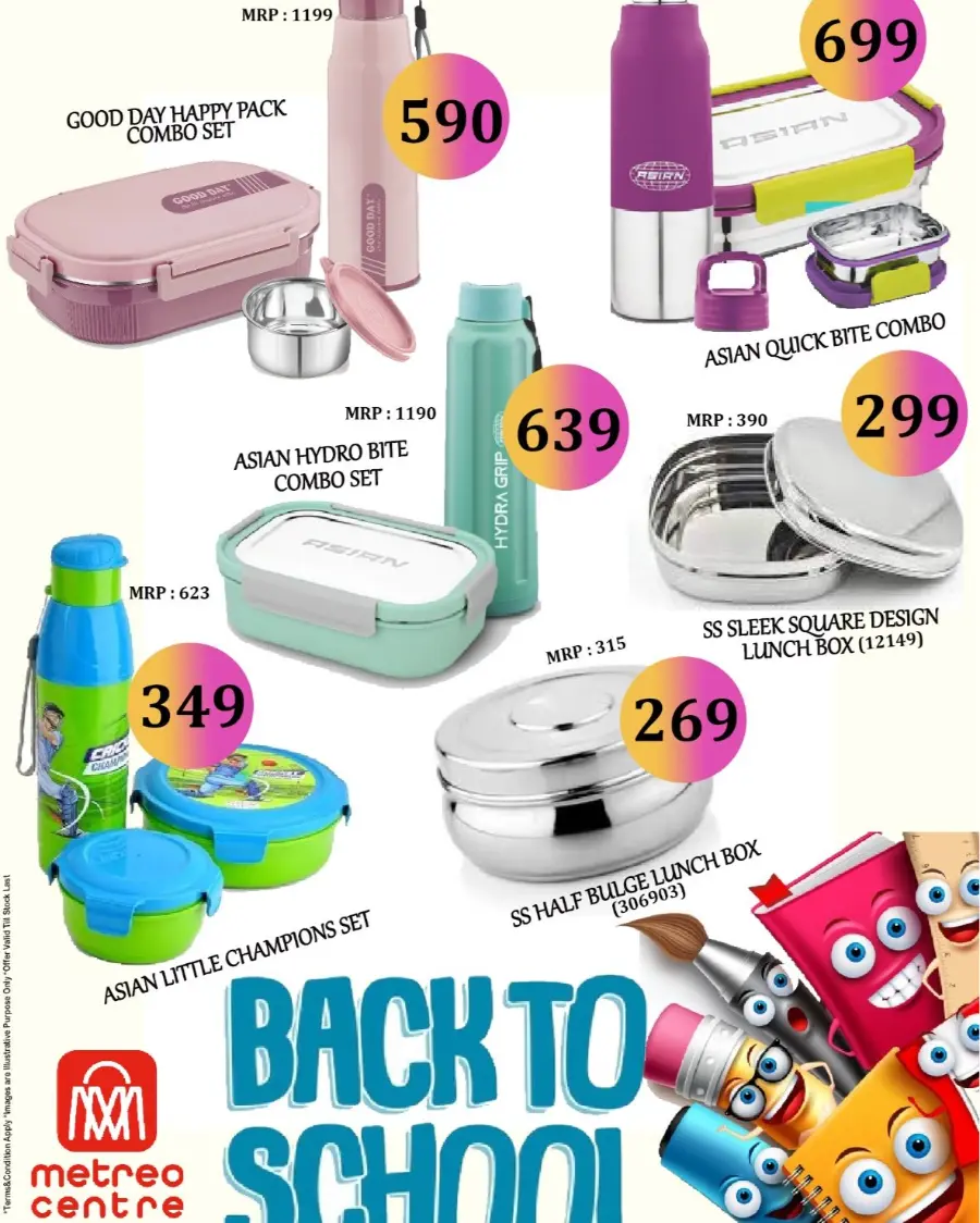 Back to School Deals on Bags & Stationery! In Metro Shoppee Hypermarket undefined
