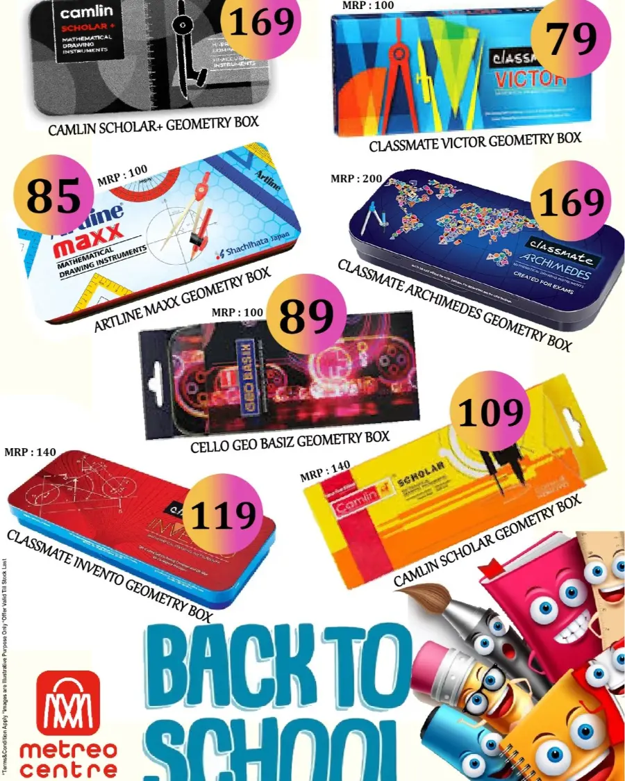 Back to School Deals on Bags & Stationery! In Metro Shoppee Hypermarket undefined