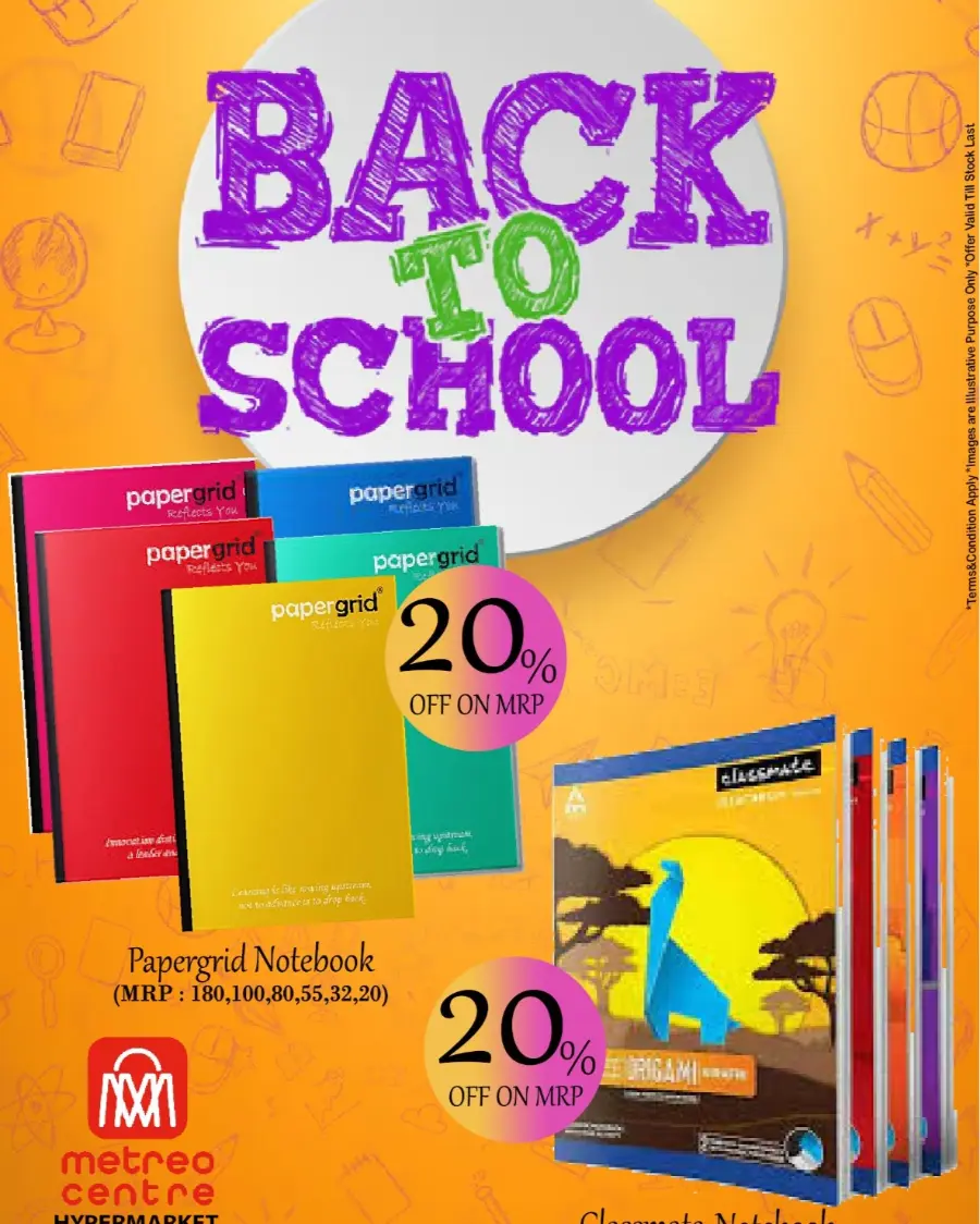 Back to School Deals on Bags & Stationery! In Metro Shoppee Hypermarket undefined