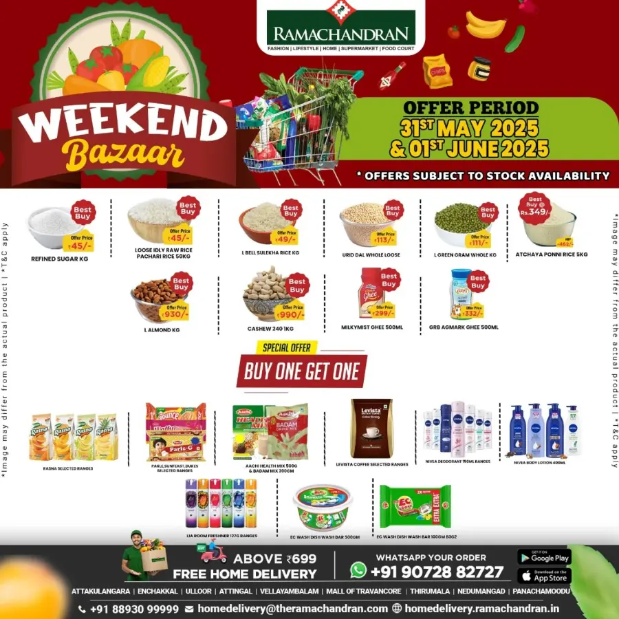 Weekend Bazaar In Ramachandran Supermarket Trivandrum