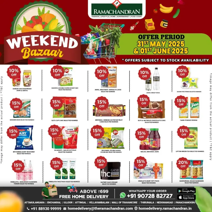 Weekend Bazaar In Ramachandran Supermarket Trivandrum