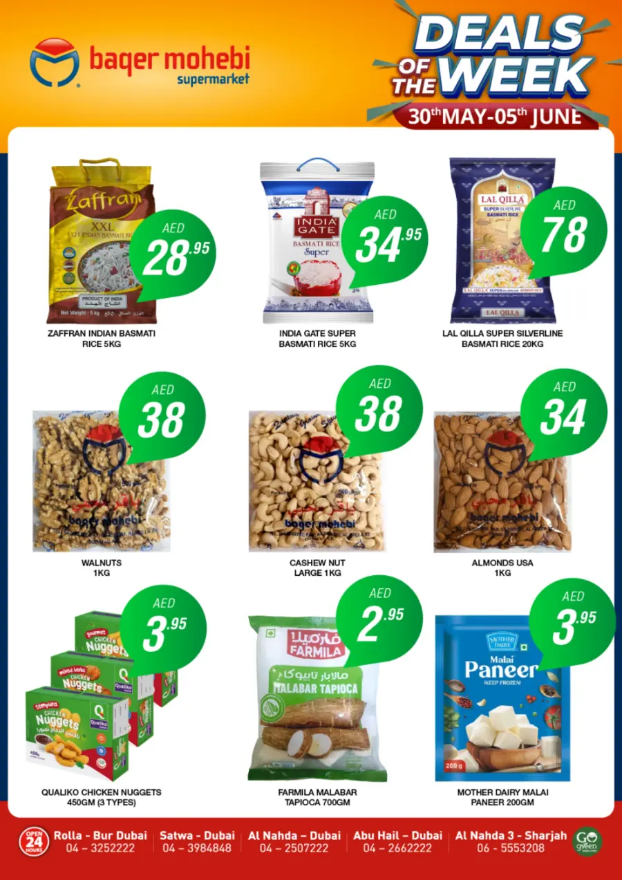 Deals of the Week In Baqer Mohebi Supermarket Sharjah / Ajman