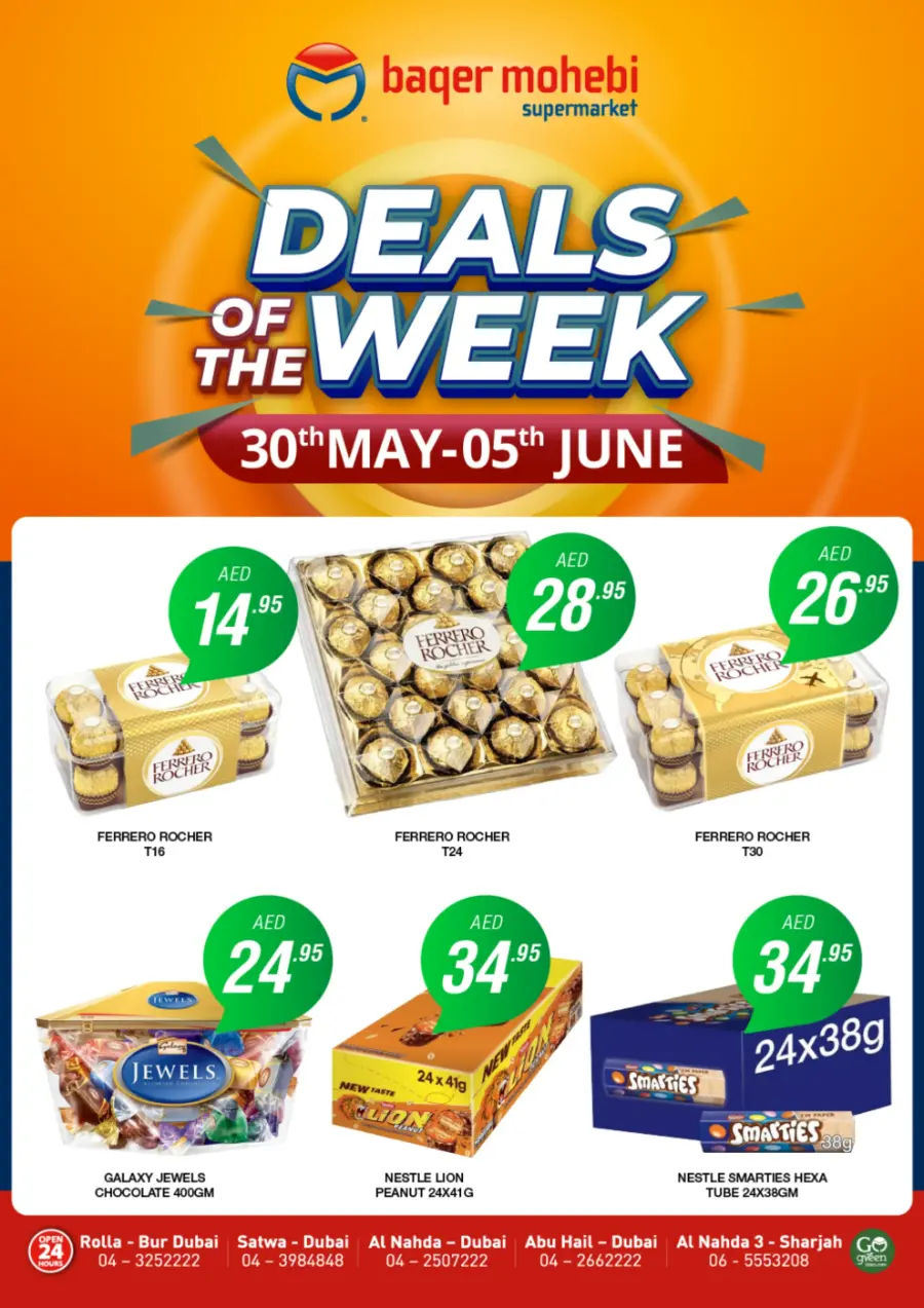 Deals of the Week In Baqer Mohebi Supermarket Sharjah / Ajman