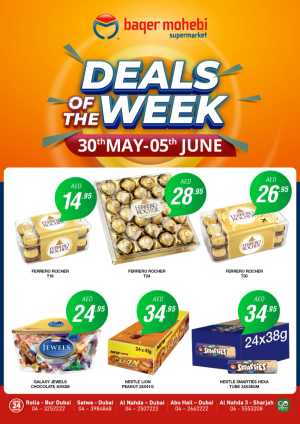 Deals of the Week In Baqer Mohebi Supermarket Dubai,Sharjah / Ajman