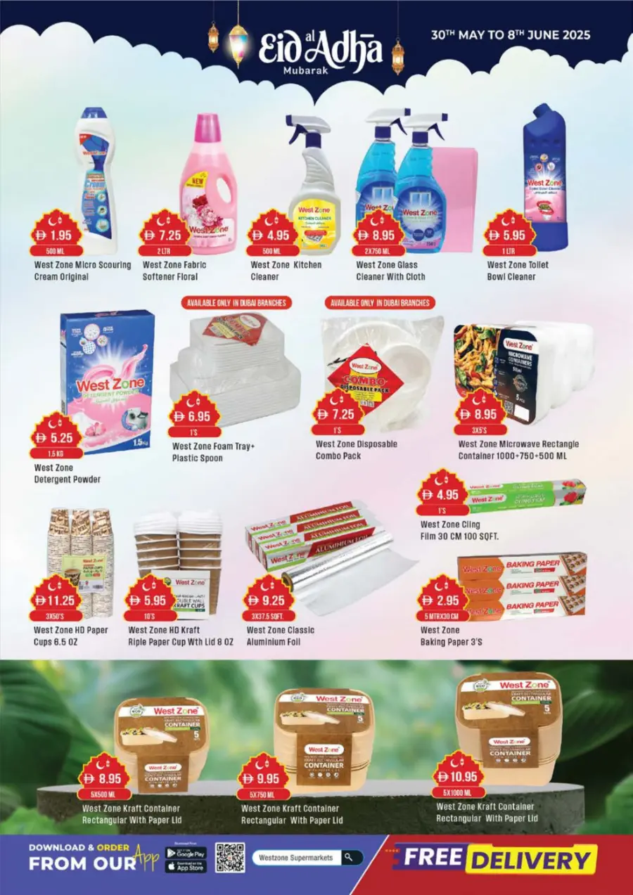 Eid Al Adha Discounts & Offers In West Zone Supermarket Abu Dhabi