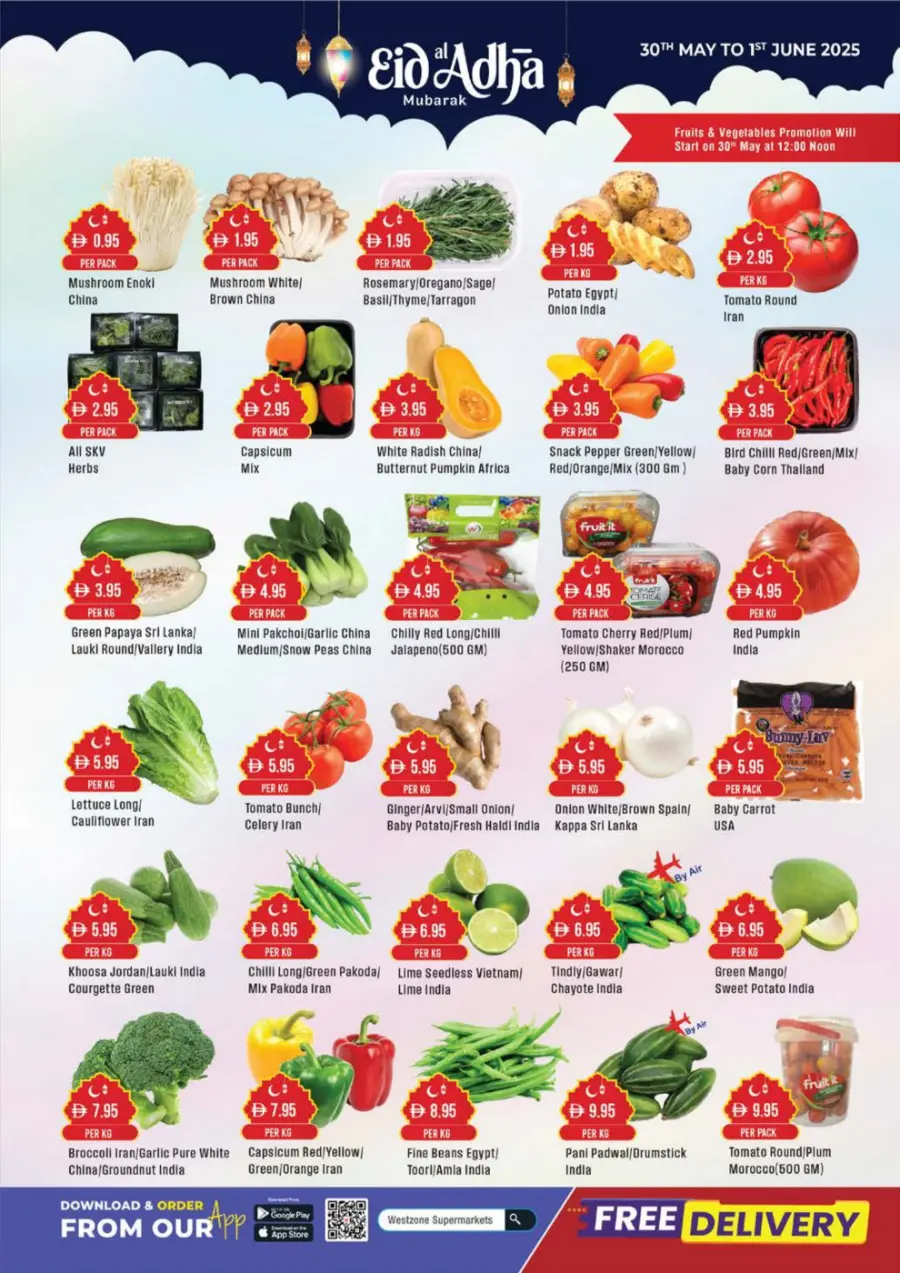 Eid Al Adha Discounts & Offers In West Zone Supermarket Abu Dhabi