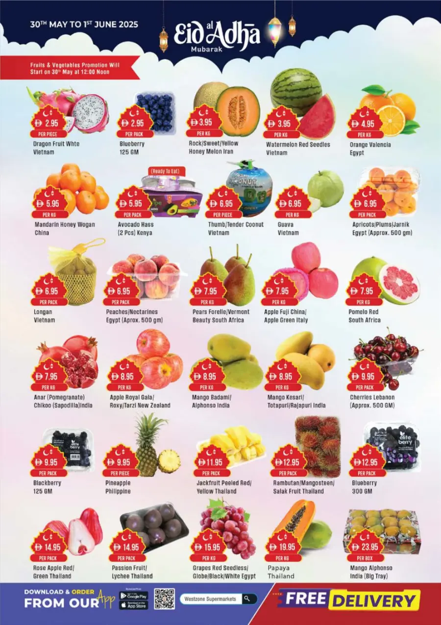Eid Al Adha Discounts & Offers In West Zone Supermarket Abu Dhabi