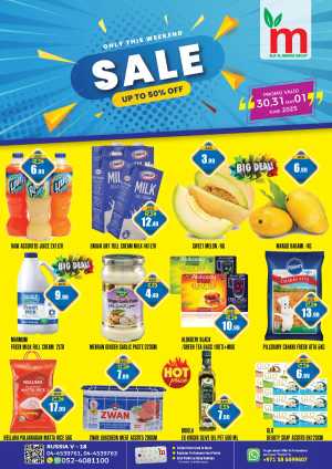 Weekend Sale: Up to 50% Off In ALIF Al Madina Dubai