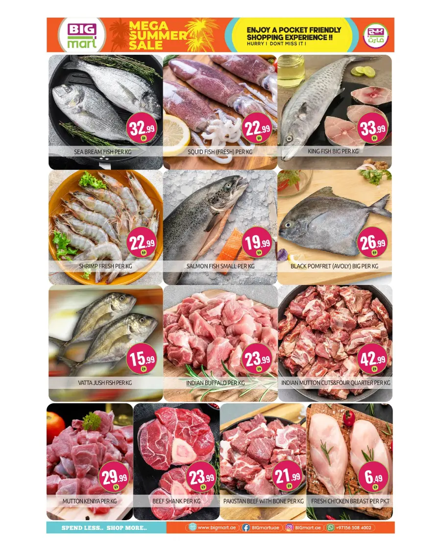 Mega Summer Sale In BIG mart Dubai
