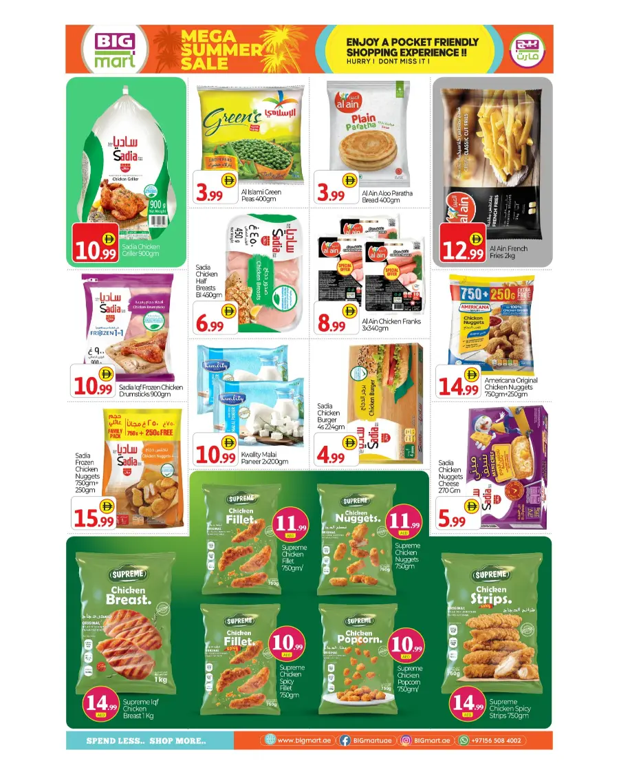 Mega Summer Sale In BIG mart Dubai