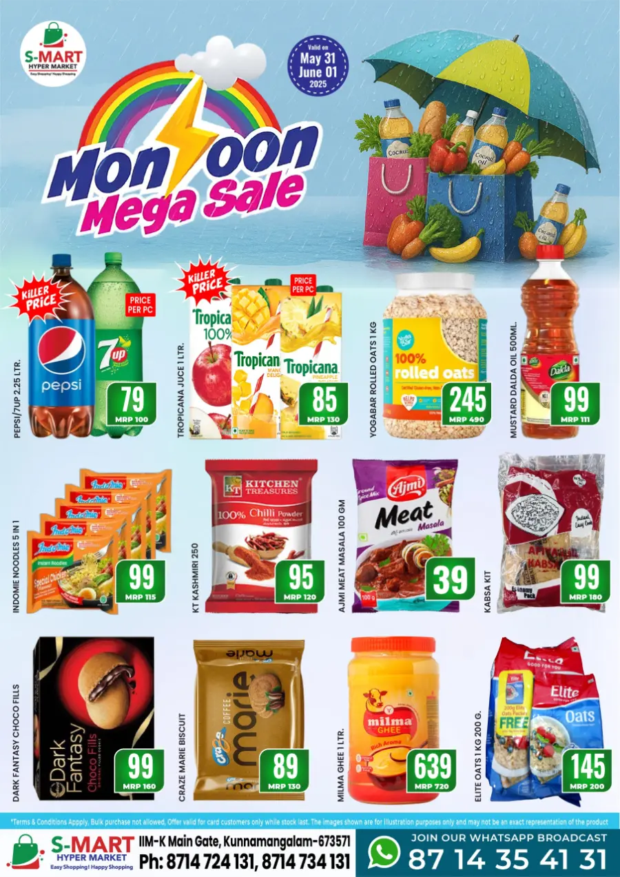 Monsoon Mega Sale – Shop & Save Now! In S-Mart Hypermarket undefined