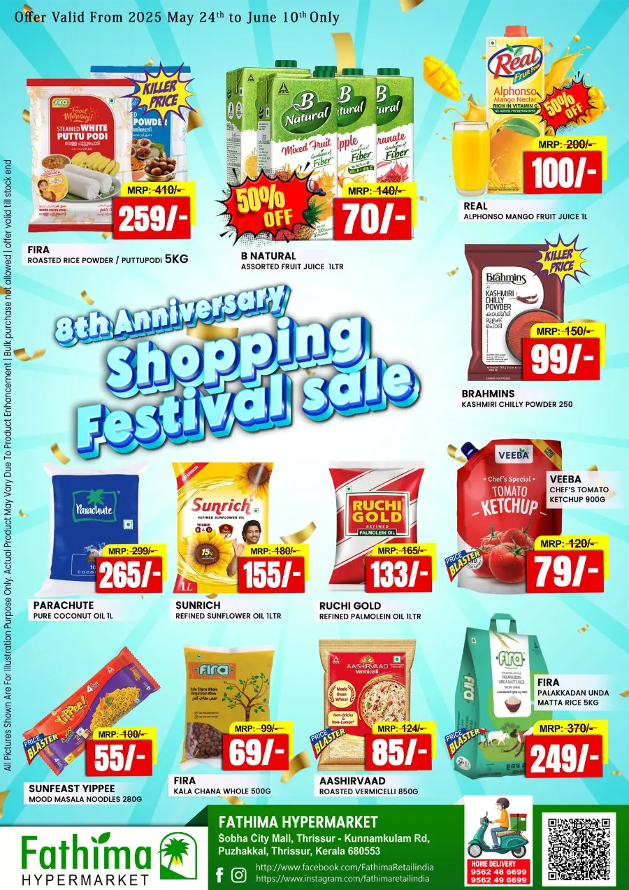 8th Anniversary Sale – Shop the Festival of Savings! In Fathima Hypermarket undefined