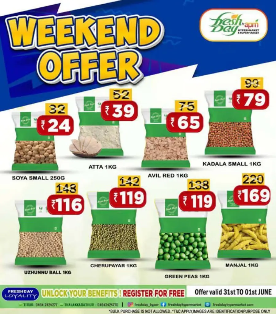Weekend Offers In Freshday Hypermarket undefined