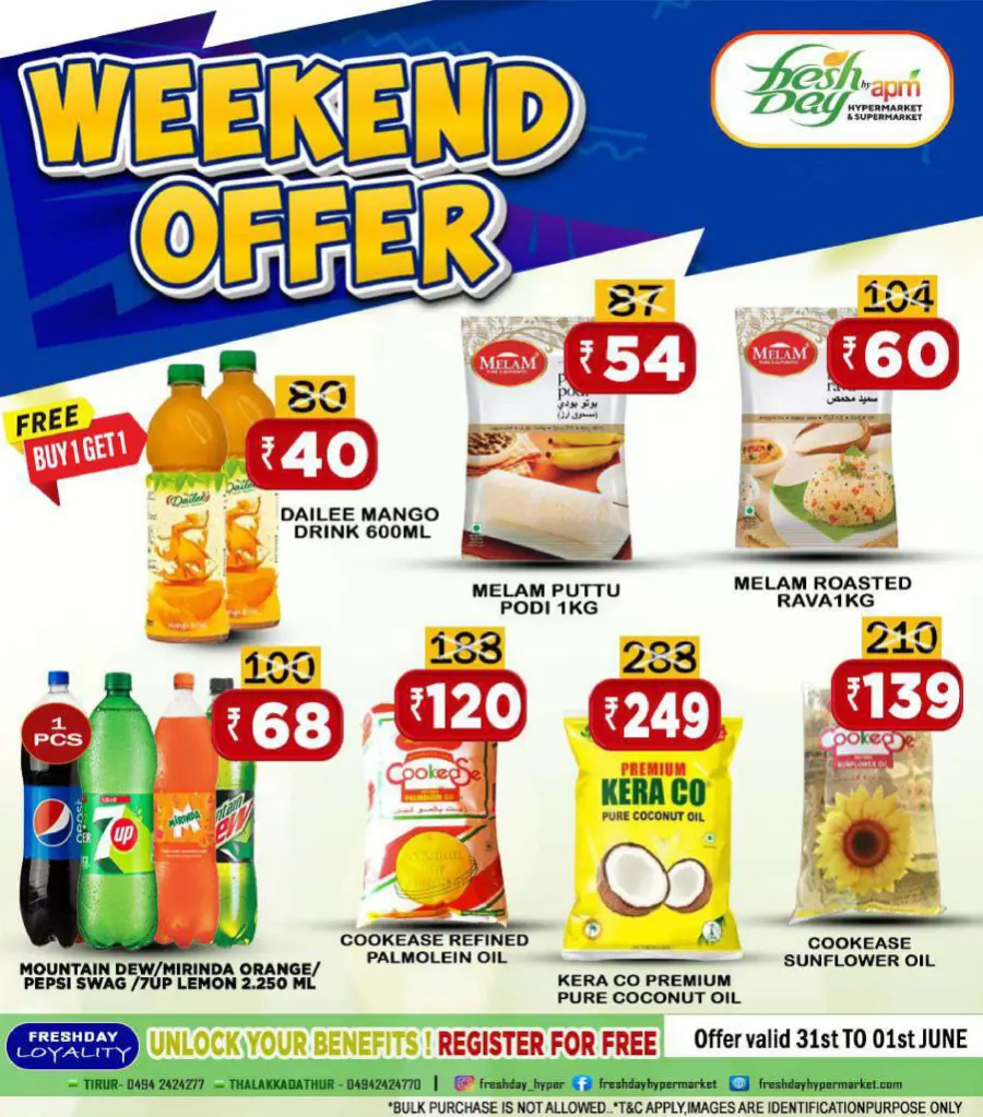 Weekend Offers In Freshday Hypermarket undefined