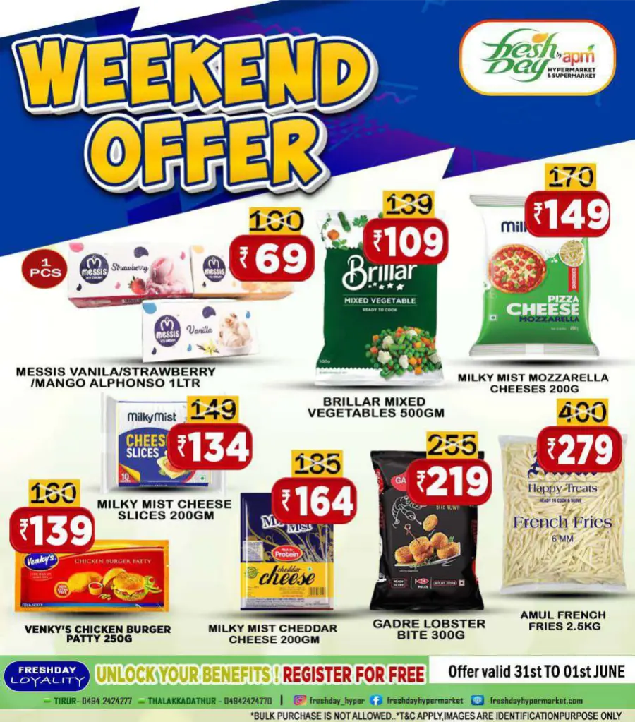 Weekend Offers In Freshday Hypermarket undefined