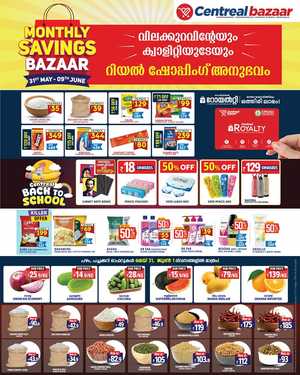 Monthly Savings Bazaar – Up to 50% OFF! In Centreal Bazaar Ernakulam
