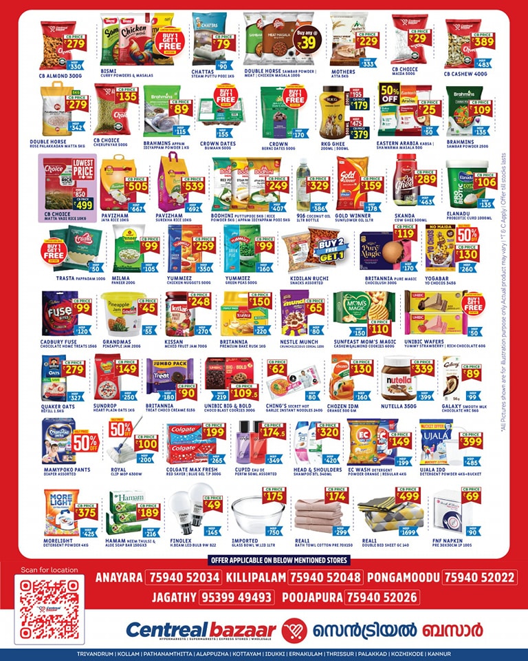 Monthly Savings Bazaar – Up to 50% OFF! In Centreal Bazaar Trivandrum